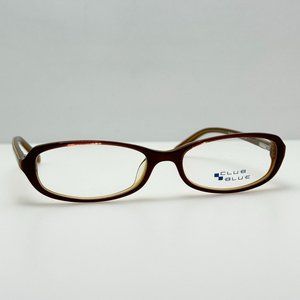 Club Blue Eyeglasses Eye Glasses Frames CL14601 BR 52-16-140